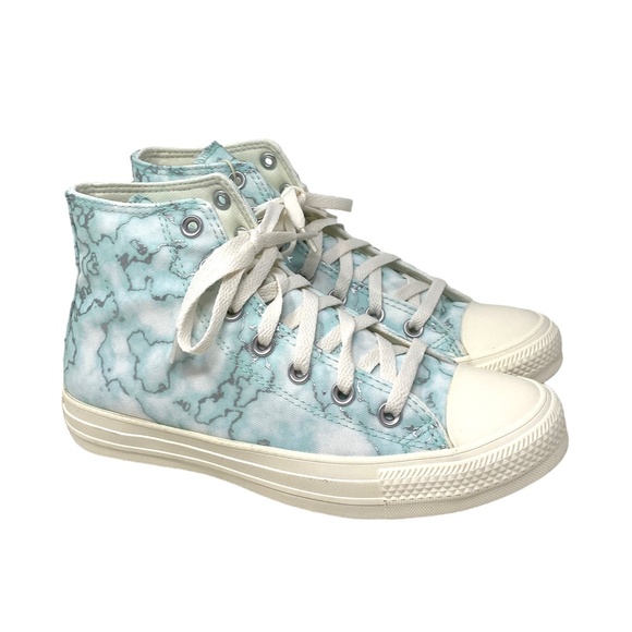 Converse CTAS HI All Star High Top Blue Light Dew Women Canvas Sneakers A02035C - Picture 5 of 9